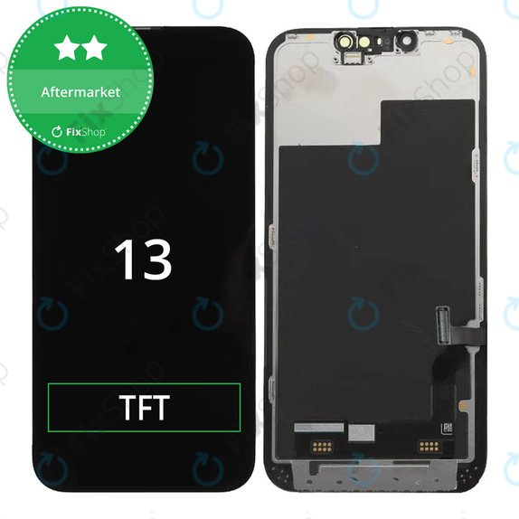 Kijelző In-Cell HD+ iPhone 13, Érintőüveg kerettel