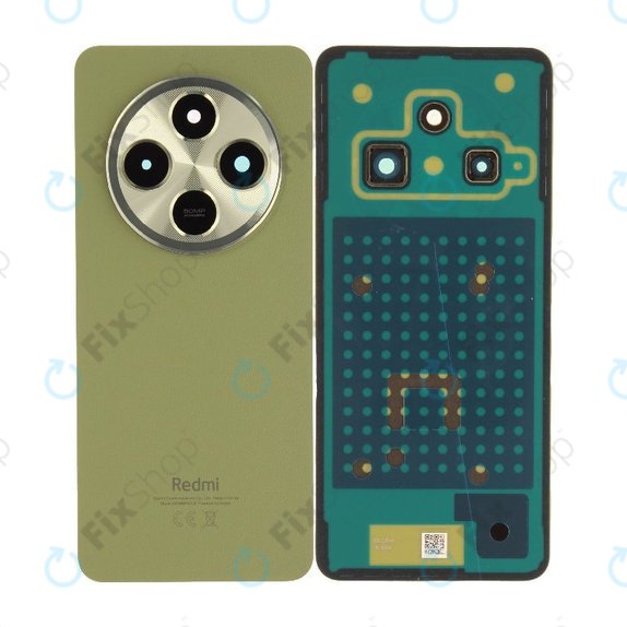 Akkumulátor fedél Xiaomi Redmi 14C 4G, Sage Green, 5600030C3NA00, Genuine Service Pack