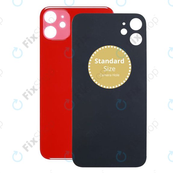 Apple iPhone 11 - Hátsó Ház Üveg (Red)