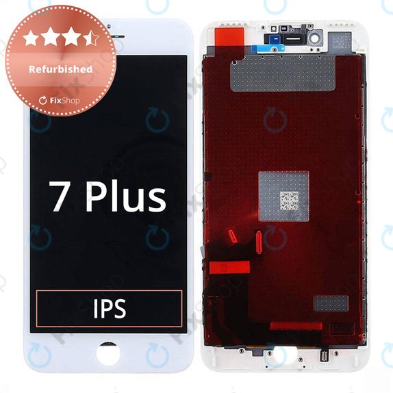 Apple iPhone 7 Plus - LCD Kijelző + Érintőüveg + Keret (White) Refurbished