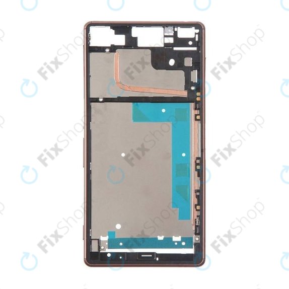Sony Xperia Z3 D6603 - Középső Keret (Copper)
