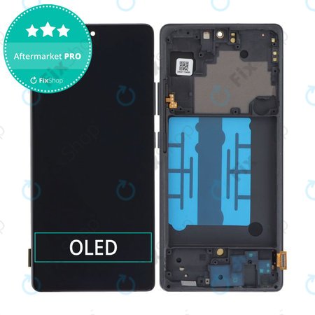 Samsung Galaxy A71 5G A716B - LCD Kijelző + Érintőüveg + Keret OLED