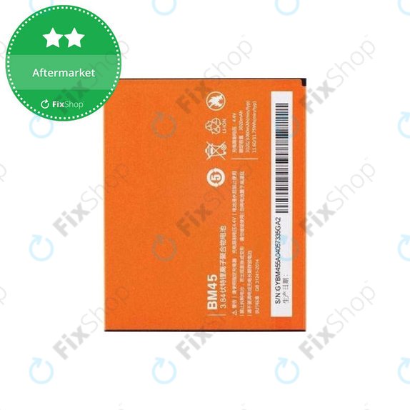 Xiaomi Redmi Note 2 - Akkumulátor BM45 3060mAh