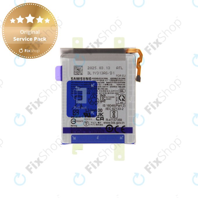Akkumulátor Samsung Z Flip7 FE, Sub, EB-BF742ABE, GH82-37737A, Genuine Service Pack