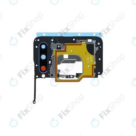 Huawei Honor 20 Lite - Keret + Hátlapi Kameralencse Üveg + NFC (Phantom Blue) - 02352QMS