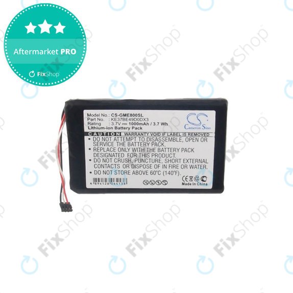 Garmin Edge 800, 810 - Akkumulátor KE37BE49D0DX3 1000mAh HQ