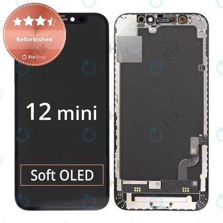 Apple iPhone 12 Mini - LCD Kijelző + Érintőüveg + Keret Refurbished