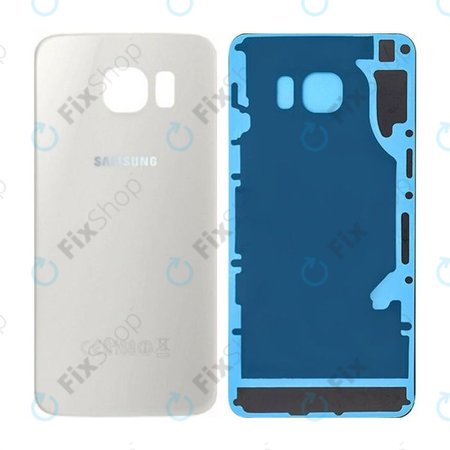 Samsung Galaxy S6 G920F - Akkumulátor Fedőlap (White Pearl) - GH82-09825B Genuine Service Pack