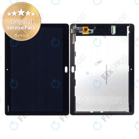 Huawei MediaPad M3 Lite 10 - LCD Kijelző + Érintőüveg (Space Grey) - 02351JCC