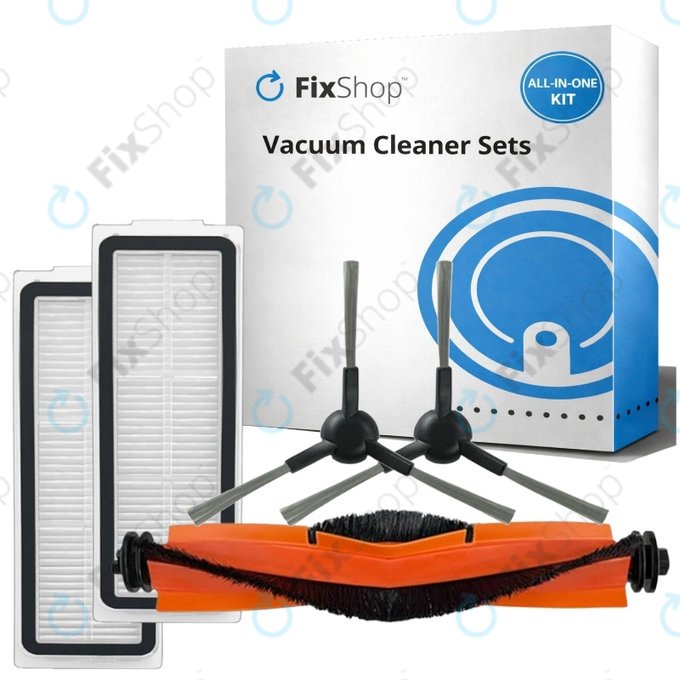 Pótalkatrész készlet Xiaomi Robot Vacuum X20 Max, X20 Pro (1x Főkefe, 2x Szűrő, 2x Oldalkefe)