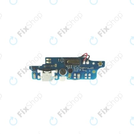 Motorola Moto E6 Play - Töltő Csatlakozó + PCB Alaplap - 5P68C15671 Genuine Service Pack