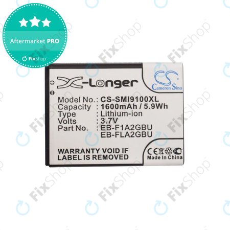 Akkumulátor Samsung i9100, Galaxy S II, 1600mAh, Li-Ion, 3.7V, EB-F1A2GBU, HQ