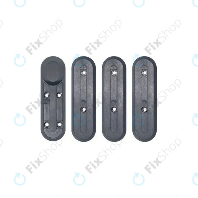 Xiaomi Mi Electric Scooter 1S, 2 M365, Essential, Pro, Pro 2 - Díszítő Első és Hátsó Villa Borítás (Black)