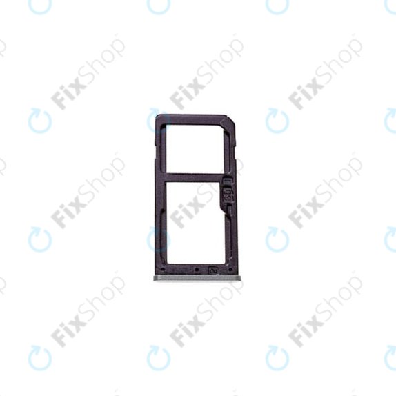 Nokia 6 - SIM Adapter (Fehér/Ezüst) - MED1C02005A