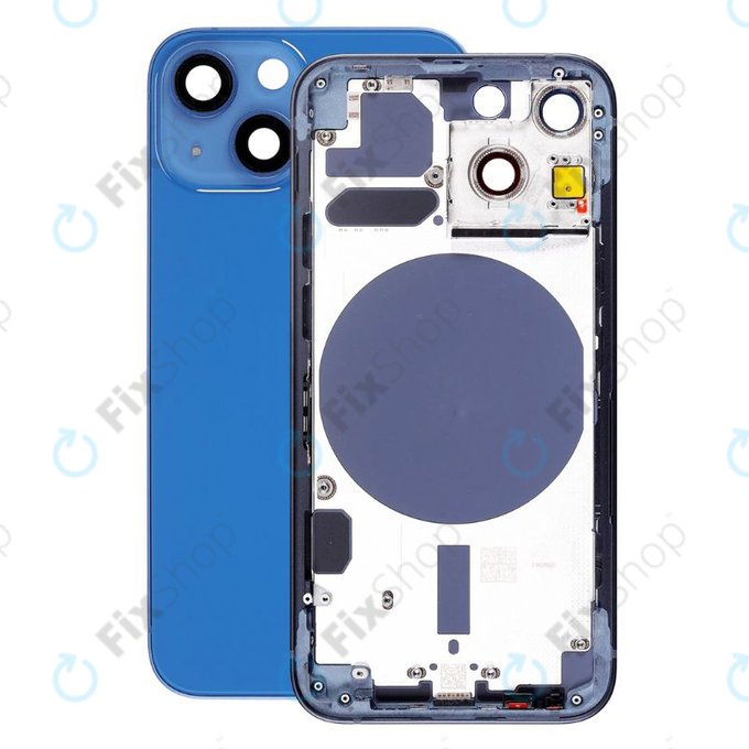Apple iPhone 13 Mini - Hátsó Ház (Blue)