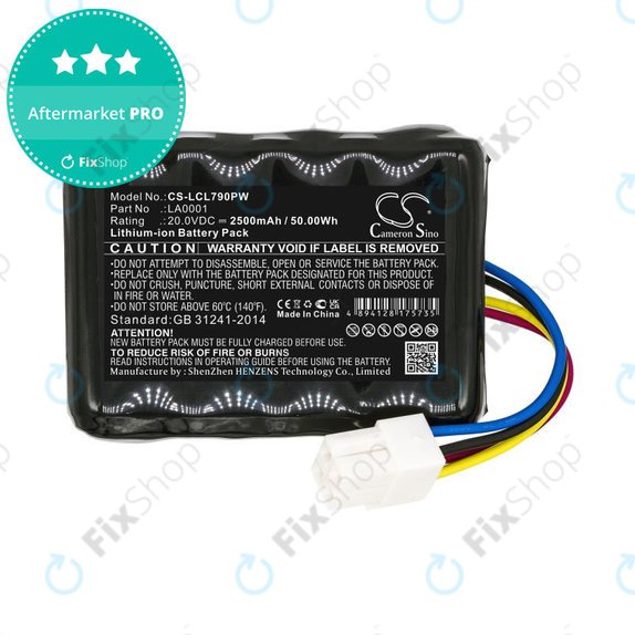 Akkumulátor Landxcape LX797, Ferrex 800m2 2021, 2500mAh, Li-Ion, 20V, LA0001, HQ