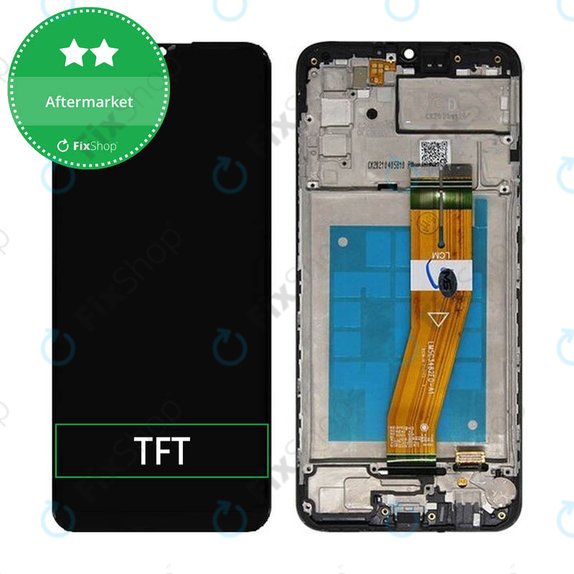 Samsung Galaxy A02s A025F - LCD Kijelző + Érintőüveg + Keret TFT