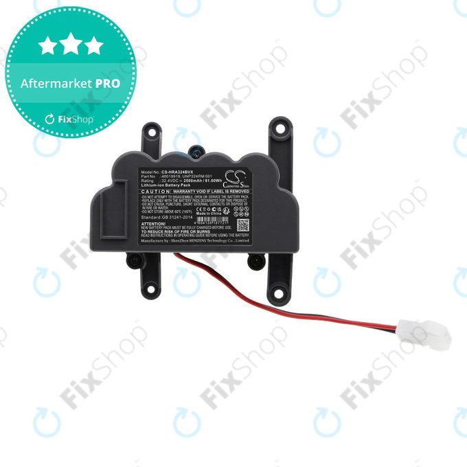 Akkumulátor Hoover ATV324LD 1011, UNP324RM 1001, 2500mAh, Li-Ion, 32.4V, 48019919, HQ