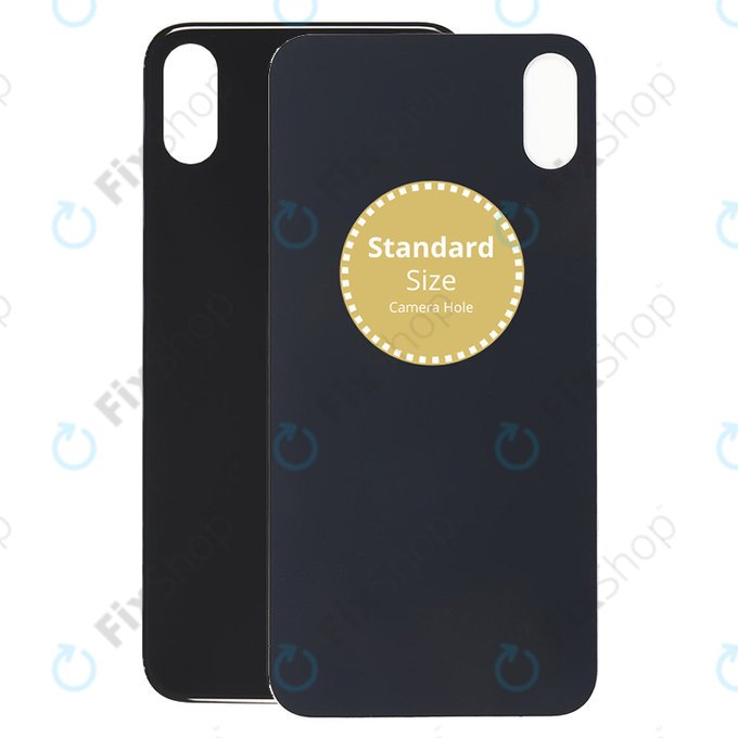 Apple iPhone XS Max - Hátsó Ház Üveg (Space Gray)