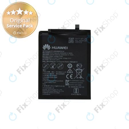 Huawei Mate 10 Lite, Honor 7X, Nova 2 Plus, P Smart Plus (Nova 3i), P30 Lite, P30 Lite 2020 - Akkumulátor HB356687ECW 3240mAh - 24022598, 24022698, 24022872 Genuine Service Pack
