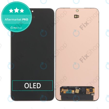 Kijelző OLED Samsung S25 FE, Érintőüveg keret nélkül