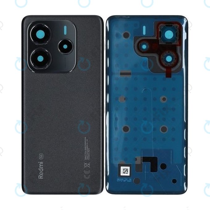 Xiaomi Redmi Note 14 5G 24094RAD4G - Akkumulátor Fedőlap (Midnight Black) - 56002700O1700 Genuine Service Pack