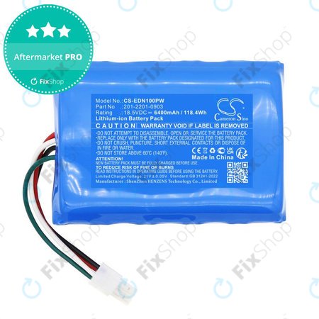 Akkumulátor Ecovacs BAIZE, G1-800, GX-600, GOAT G1, 6400mAh, Li-Ion, 18.5V, 201-2201-0903, HQ
