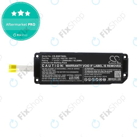 Akkumulátor Bose Soundlink Mini 2, 2200mAh, Li-Ion, 7.4V, 088789, HQ