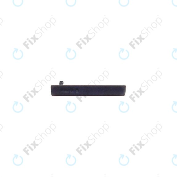 Sony Xperia Z3 Compact D5803 - Töltő Csatlakozó Fedőlap (Black)