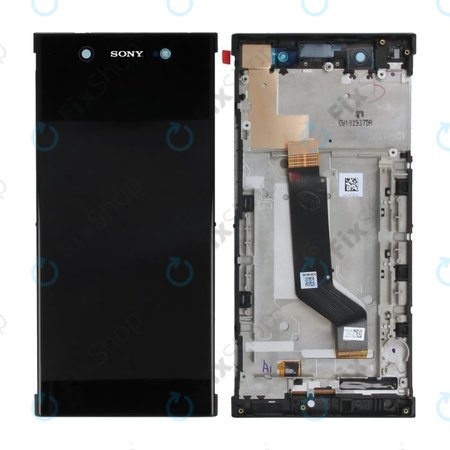 Sony Xperia XA1 Ultra G3221 - LCD Kijelző + Érintőüveg + Keret (Black) - 78PB3400010, 78PB3400090 Genuine Service Pack