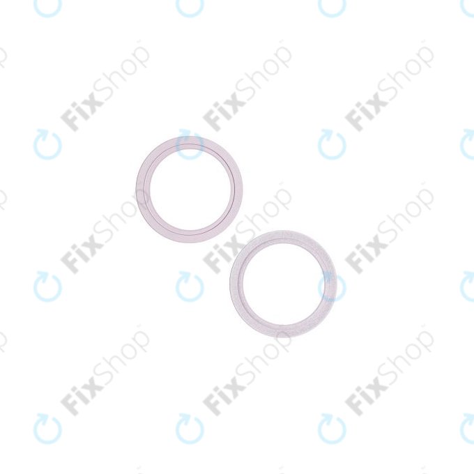 Apple iPhone 13, 13 Mini - Hatsó Kamera Lencse Keret (Pink) - 2db