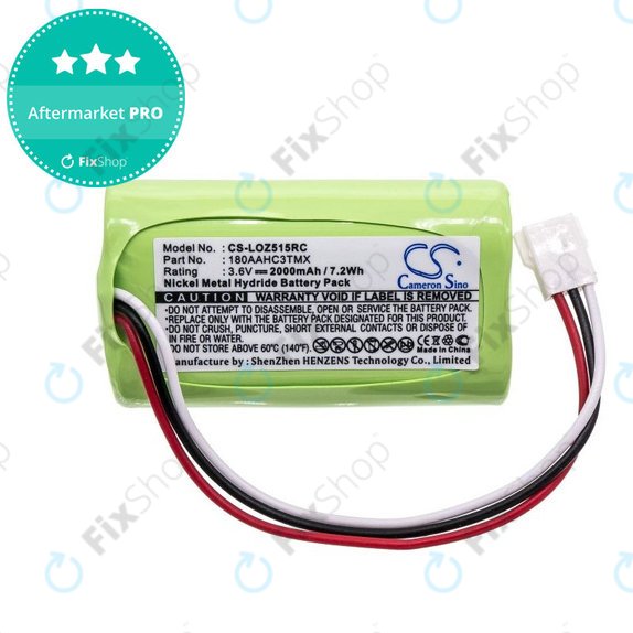 Akkumulátor Logitech Z515, S315i, S715i, 2000mAh, Ni-MH, 3.6V, 180AAHC3TMX, HQ