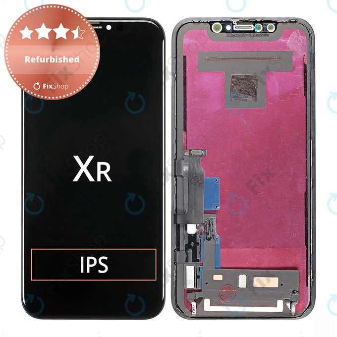 Apple iPhone XR - LCD Kijelző + Érintőüveg + Keret Refurbished