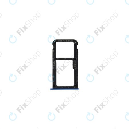 Huawei Honor 7X BND-L21 - SIM Adapter (Blue) - 51661GHP Genuine Service Pack