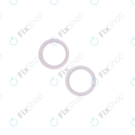 Apple iPhone 13, 13 Mini - Hatsó Kamera Lencse Keret (Pink) - 2db