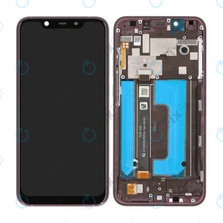 Nokia 8.1 (Nokia X7) - LCD Kijelző + Érintőüveg + Keret (Iron) - 20PNXRW0003