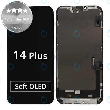 Apple iPhone 14 Plus - LCD Kijelző + Érintőüveg + Keret Refurbished PRO