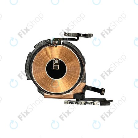 Apple iPhone 12 Mini - Vezeték Nélküli Töltő Chip + Bekapcsoló Gomb + Hangerő Gomb Flex Kábel + NFC