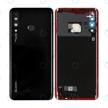 Huawei P30 Lite, P30 Lite 2020 - Akkumulátor fedőlap (Midnight Black) - 02352RPV Genuine Service Pack