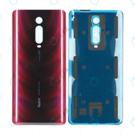 Xiaomi Mi 9T, 9T Pro - Akkumulátor Fedőlap (Red Flame)