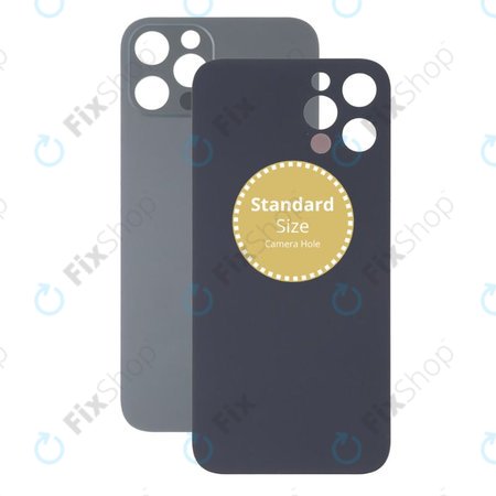 Apple iPhone 13 Pro Max - Hátsó Ház Üveg (Graphite)