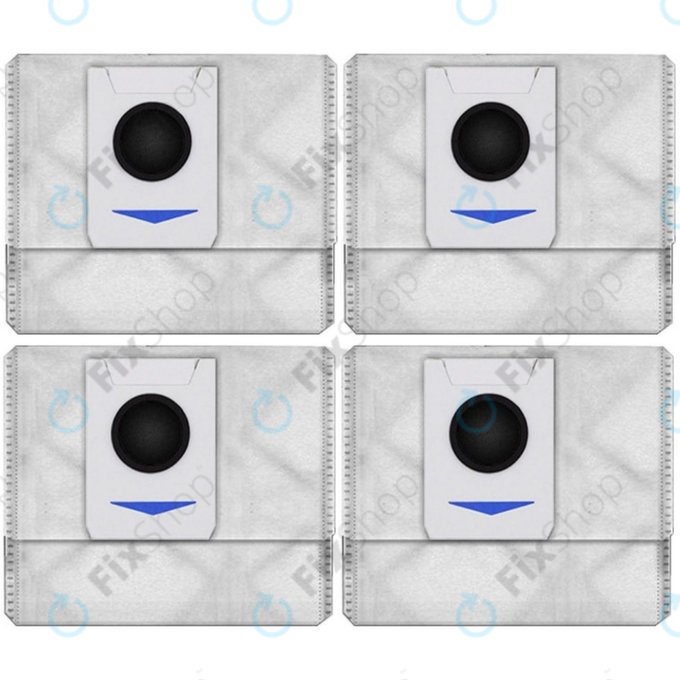 Porzsák, 4 db, Antibakteriális és szagtalanító Ecovacs Deebot T-series, X-series