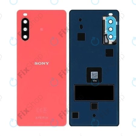 Sony Xperia 10 III - Akkumulátor Fedőlap (Pink) - A5034100A Genuine Service Pack