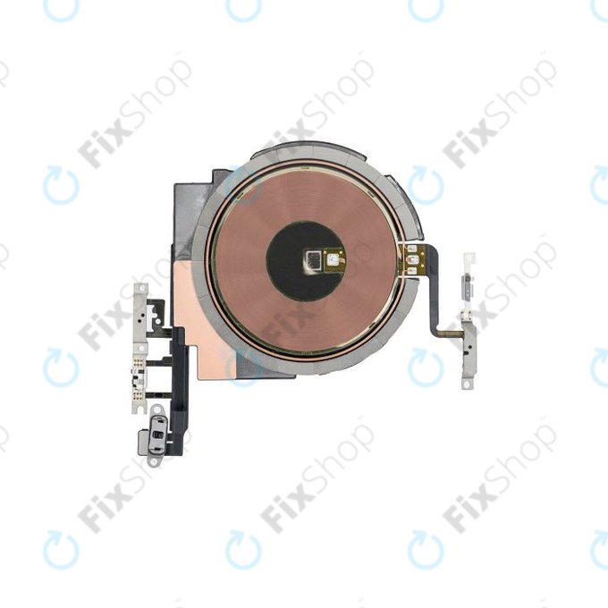 Apple iPhone 13 - Vezeték Nélküli Töltő Chip + Bekapcsoló Gomb + Hangerő Gomb Flex Kábel + NFC