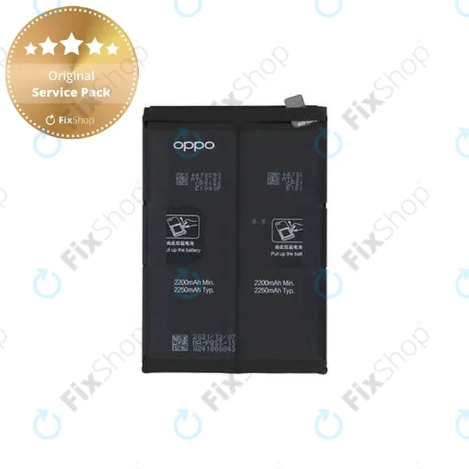 Oppo Reno 7 5G, Find X5 Lite - Akkumulátor BLP855 4500mAh - 4200006 Genuine Service Pack