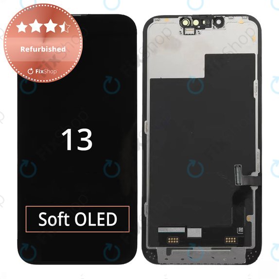 Kijelző iPhone 13, Érintőüveg kerettel, Refurbished