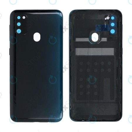 Samsung Galaxy M30s M307F - Akkumulátor Fedőlap (Opal Black)