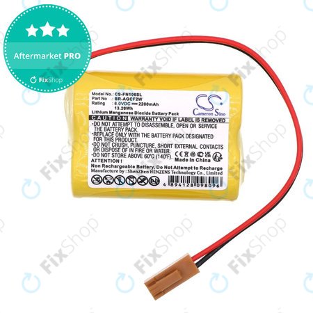 Akkumulátor Beta iSV Amplifier, 2200mAh, Li-MnO2, 6V, BR-AGCF2W, HQ