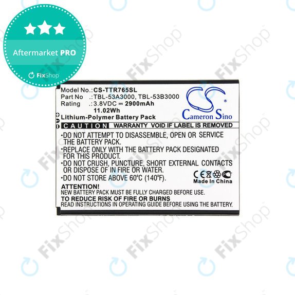Akkumulátor Tp-Link M7650, 2900mAh, Li-Pol, 3.8V, TBL-53B3000, HQ