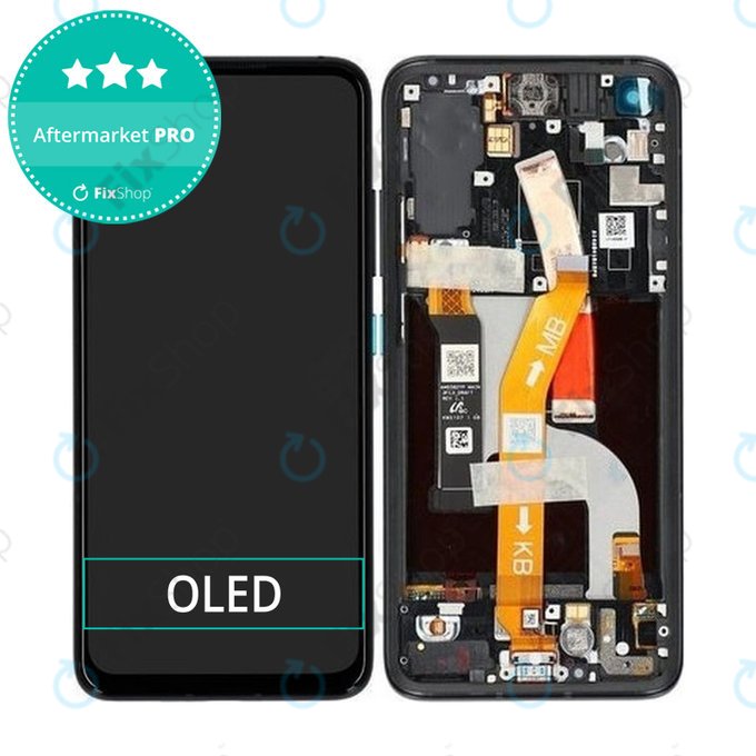 Asus Zenfone 8 ZS590KS - LCD Kijelző + Érintőüveg + Keret (Obsidian Black) OLED